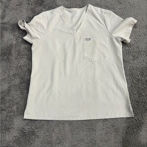 Large FIGS Bone Scrub Top